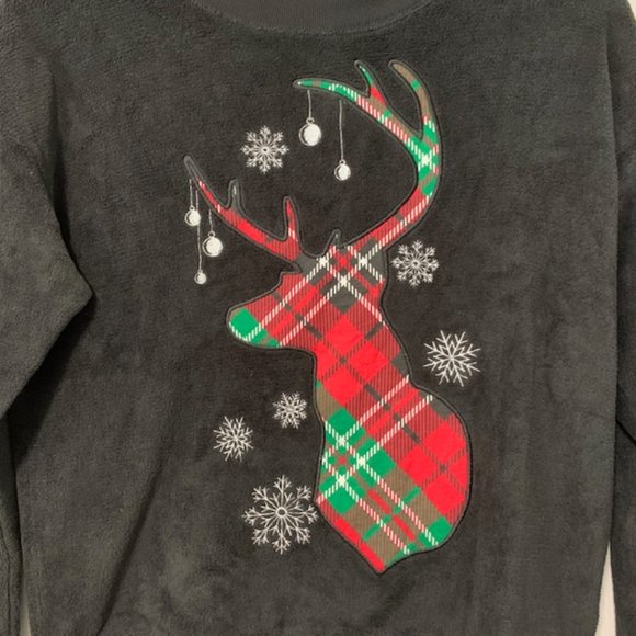 Holiday Time Sweaters - Holiday Time Christmas Deer  Sweater size M NWOT